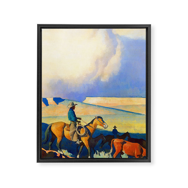 Maynard Dixon Open Range II Framed Canvas Print Gallery Image 6