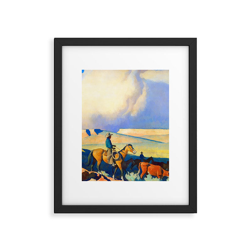 Maynard Dixon Open Range II Framed Art Print Gallery Image 5