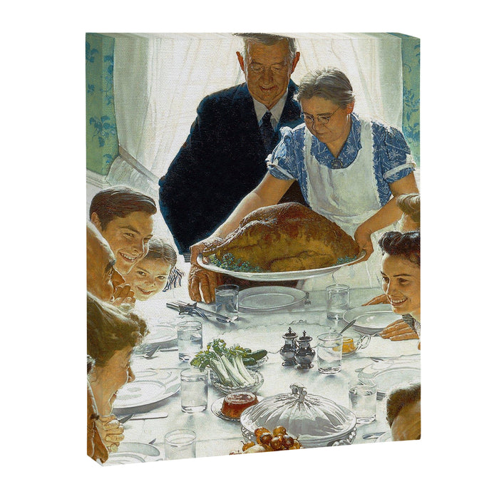 Norman Rockwell Freedom from Want Canvas Print Gallery Image 1