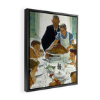 Norman Rockwell Freedom from Want Framed Canvas Print Gallery Image 2