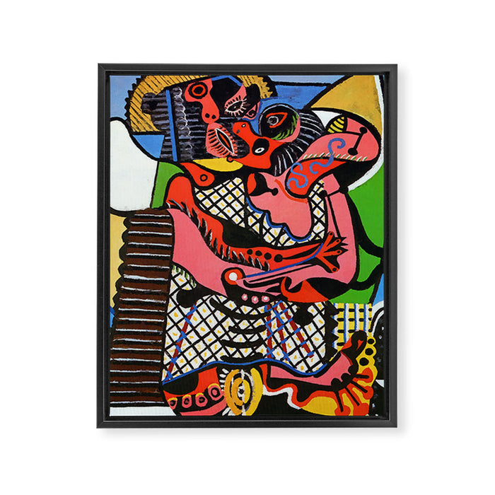 Pablo Picasso The Kiss Framed Canvas Print Gallery Image 1