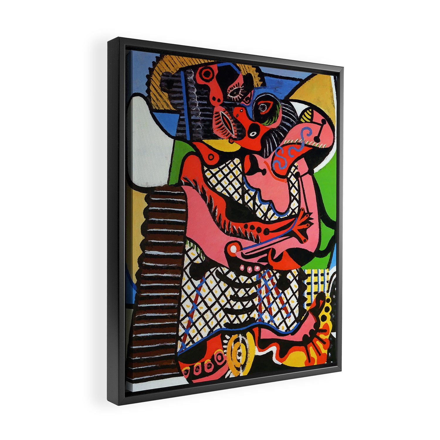 Pablo Picasso The Kiss Framed Canvas Print Gallery Image 2