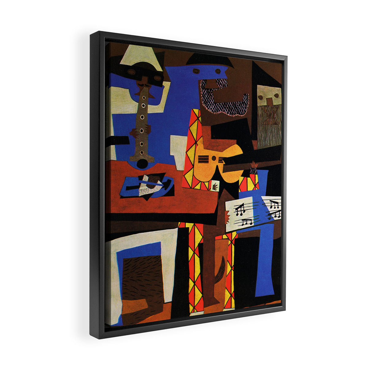Pablo Picasso Three Musicians II Framed Canvas Print Gallery Image 2