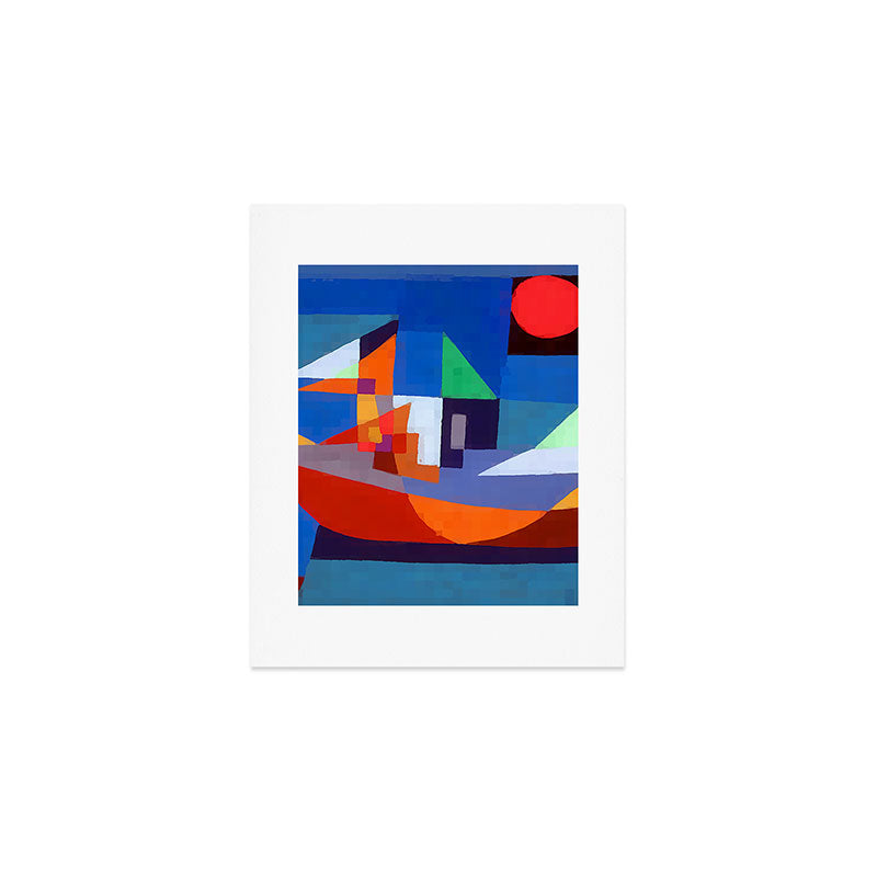 Paul Klee Boats at Rest Art Print Gallery Image 1