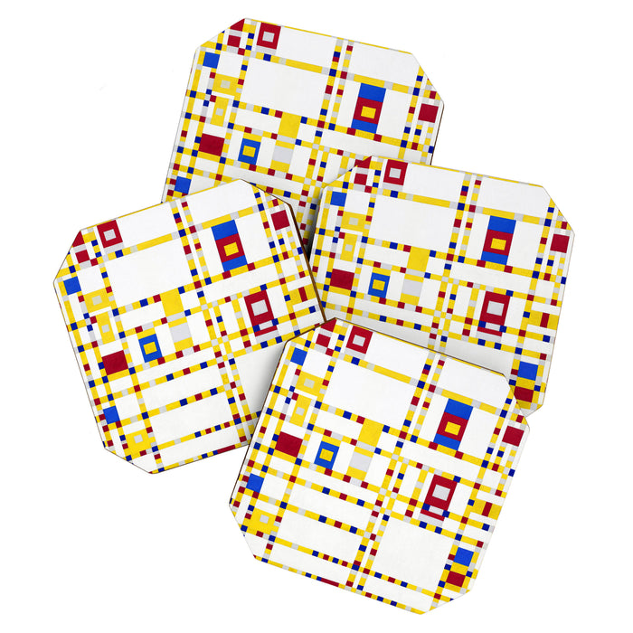 Piet Mondrian Broadway Boogie Woogie Coaster Gallery Image 1