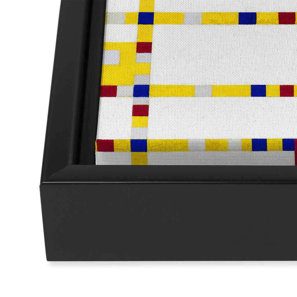 Piet Mondrian Broadway Boogie Woogie Framed Canvas Print Gallery Image 3