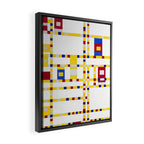 Piet Mondrian Broadway Boogie Woogie Framed Canvas Print Gallery Image 2