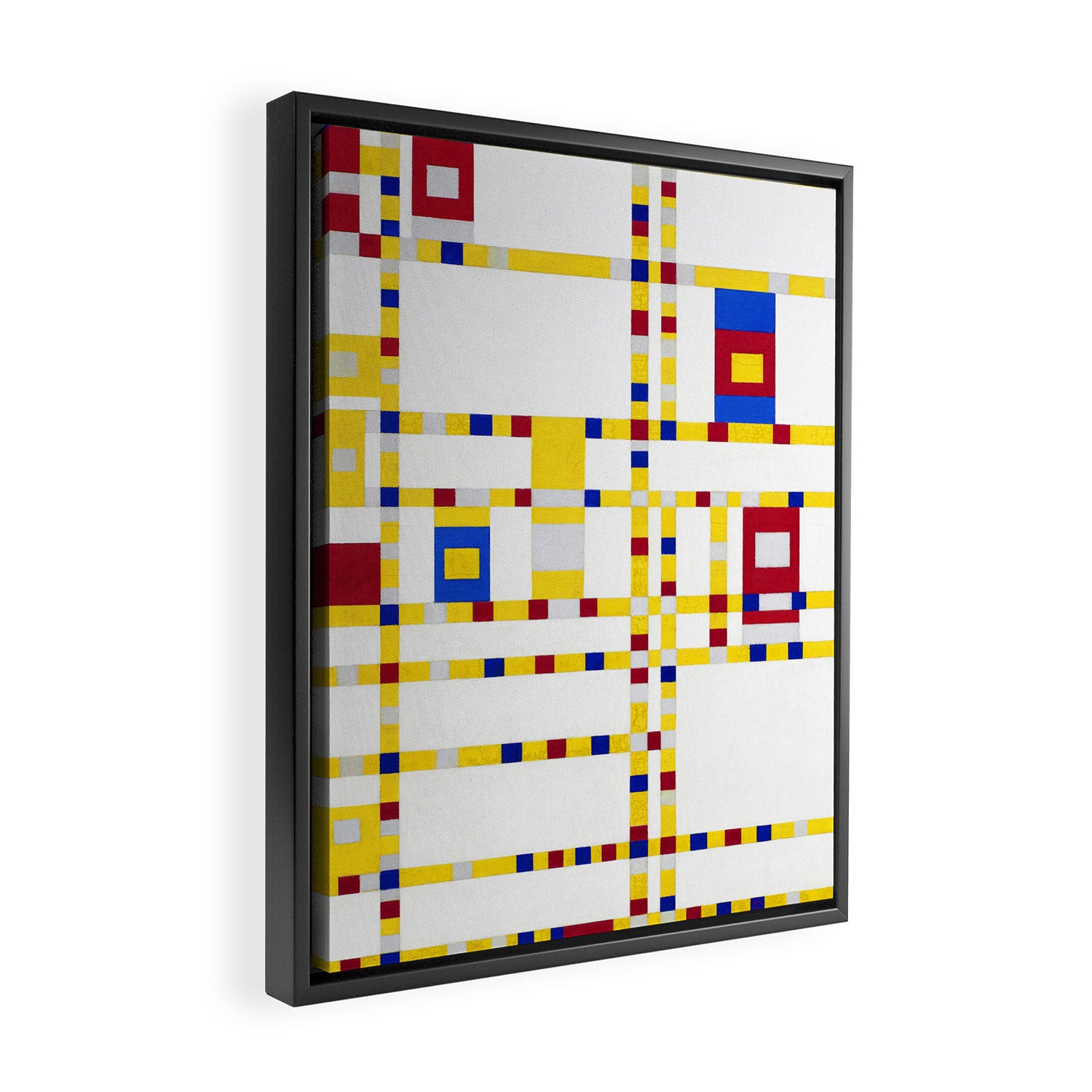 Piet Mondrian Broadway Boogie Woogie Framed Canvas Print Gallery Image 2