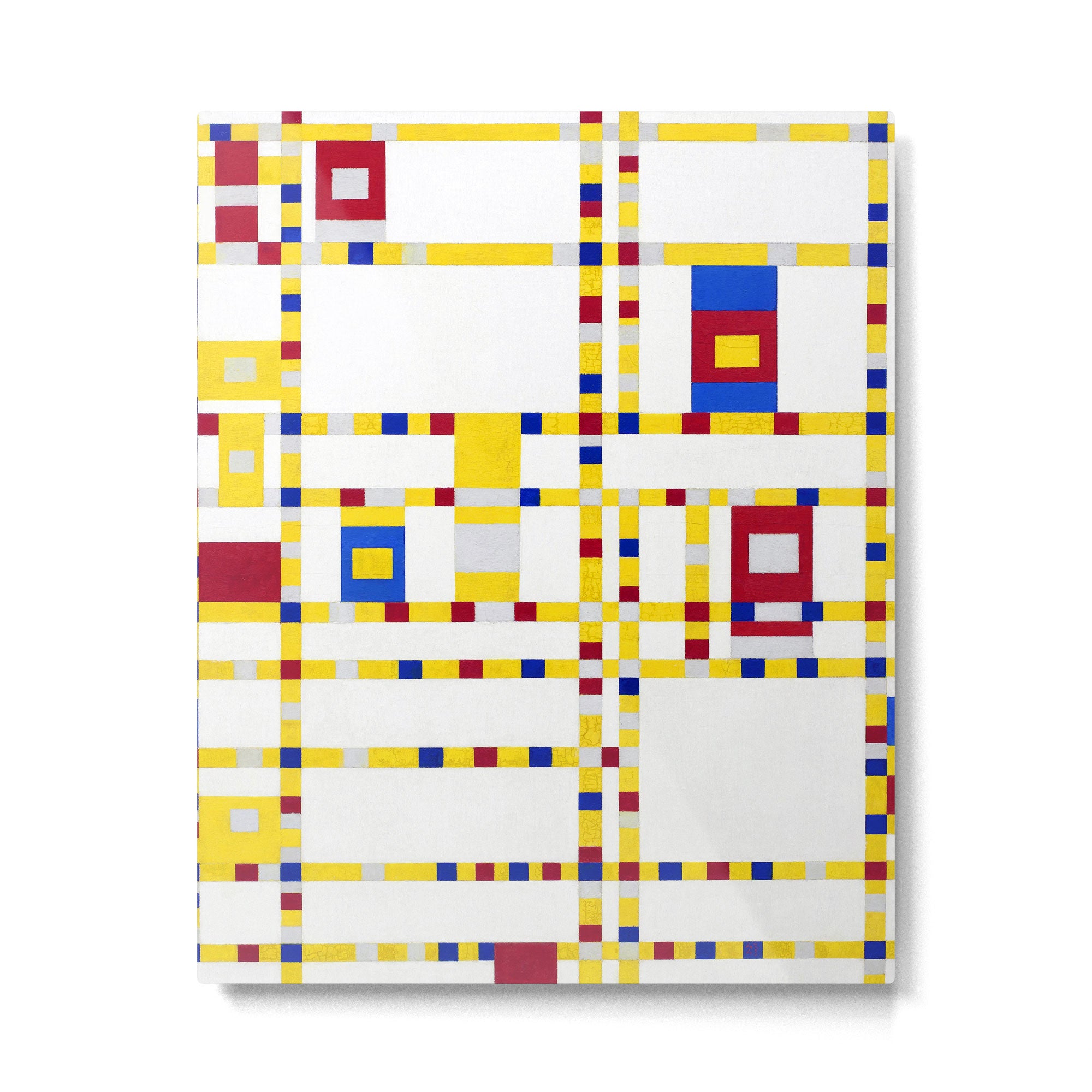 Piet Mondrian Broadway Boogie Woogie Metal Print Gallery Image 6