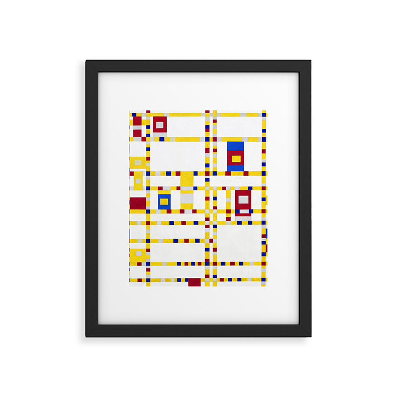 Piet Mondrian Broadway Boogie Woogie Framed Art Print Gallery Image 6