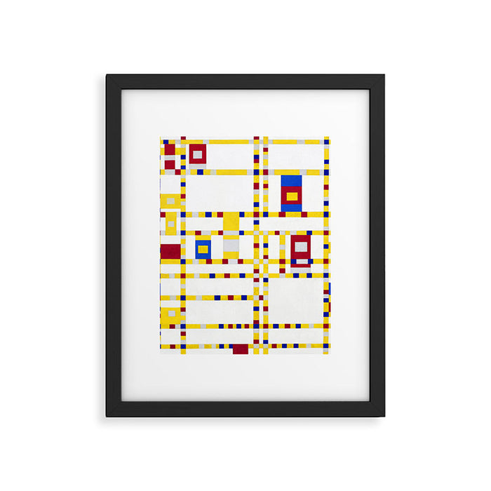 Piet Mondrian Broadway Boogie Woogie Framed Art Print Gallery Image 1