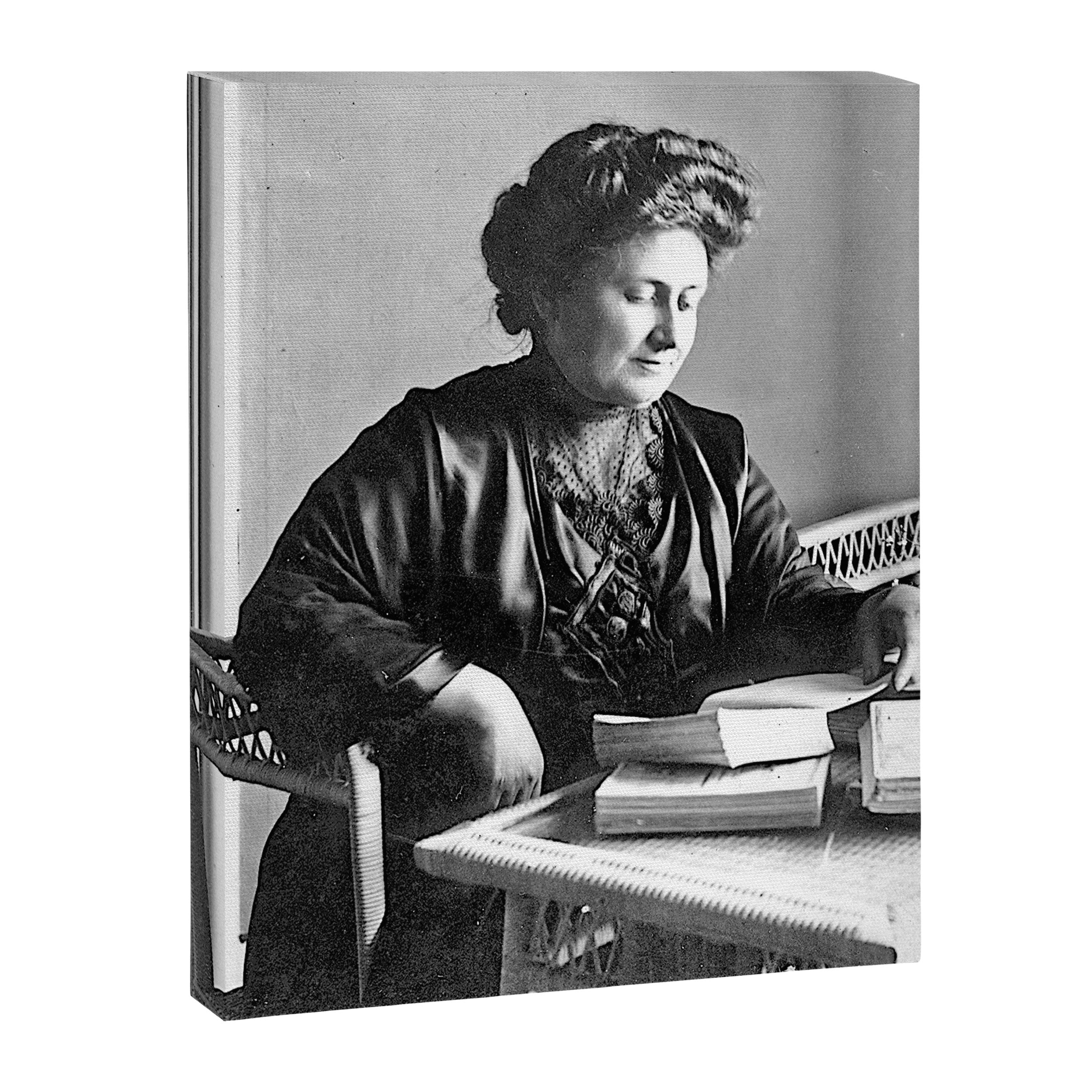 Portrait of Doctor Maria Montessori (1870-1952) Canvas Print Gallery Image 6