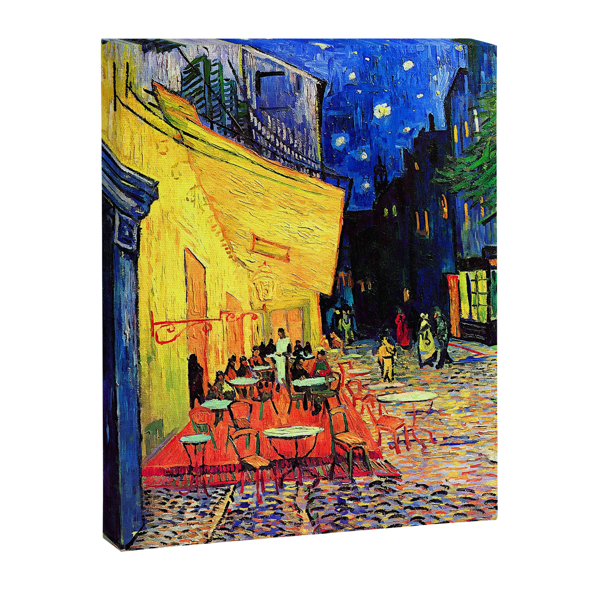 Van Gogh Cafe Terrace Place du Forum at Night Canvas Print Gallery Image 6