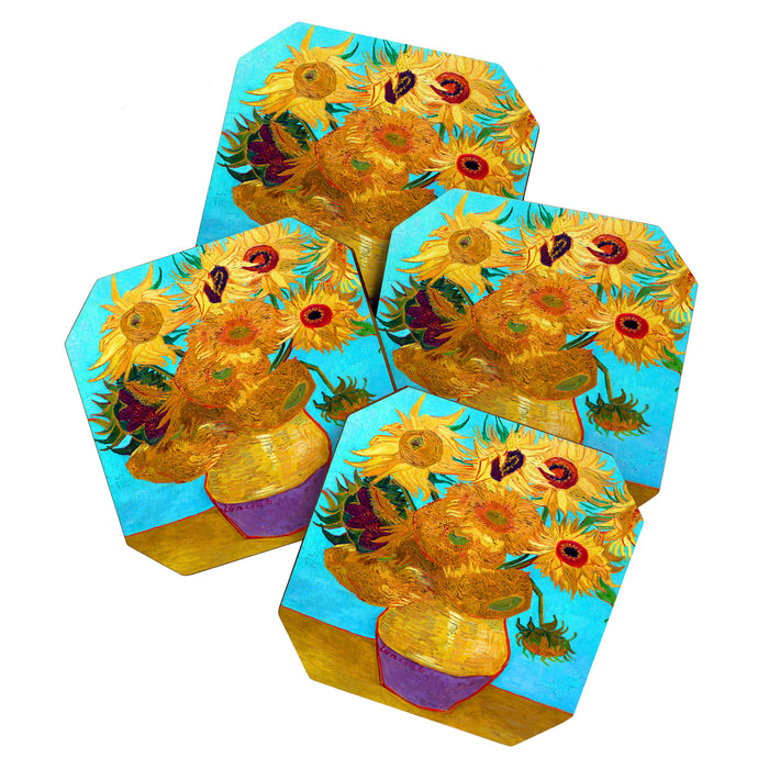Van Gogh Sunflowers Coaster Gallery Image 1