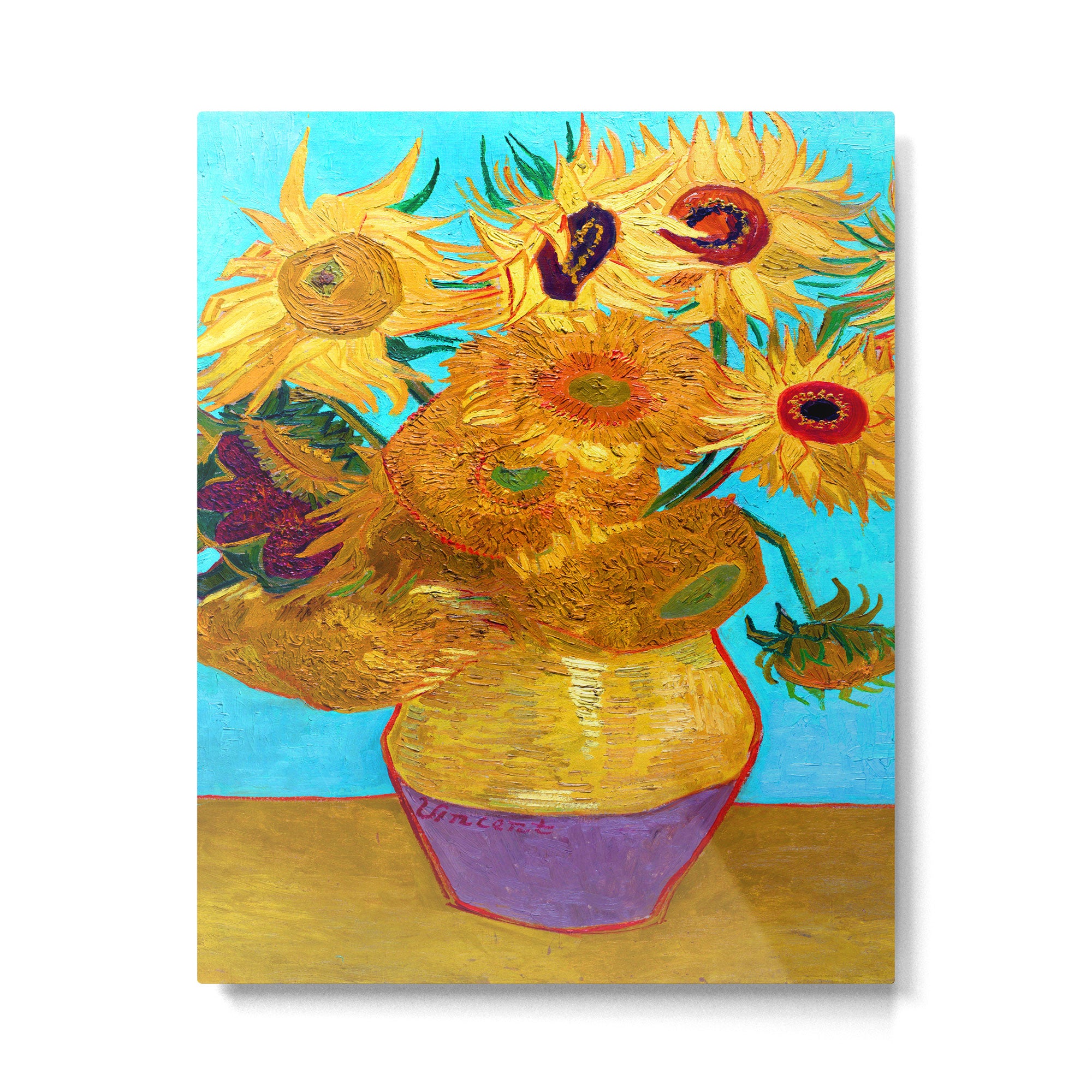 Van Gogh Sunflowers Metal Print Gallery Image 6