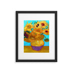 Van Gogh Sunflowers Framed Art Print Gallery Image 6