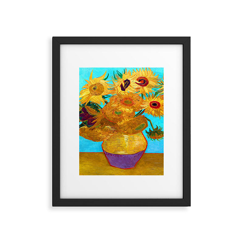 Van Gogh Sunflowers Framed Art Print Gallery Image 6