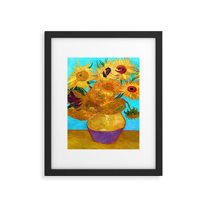 Van Gogh Sunflowers Framed Art Print Gallery Image 1