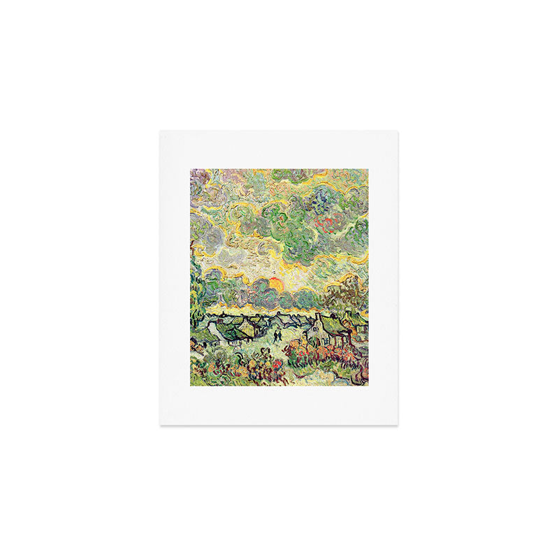 Vincent van Gogh Autumn Landscape Art Print Gallery Image 1