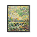 Vincent van Gogh Autumn Landscape Framed Canvas Print Gallery Image 8