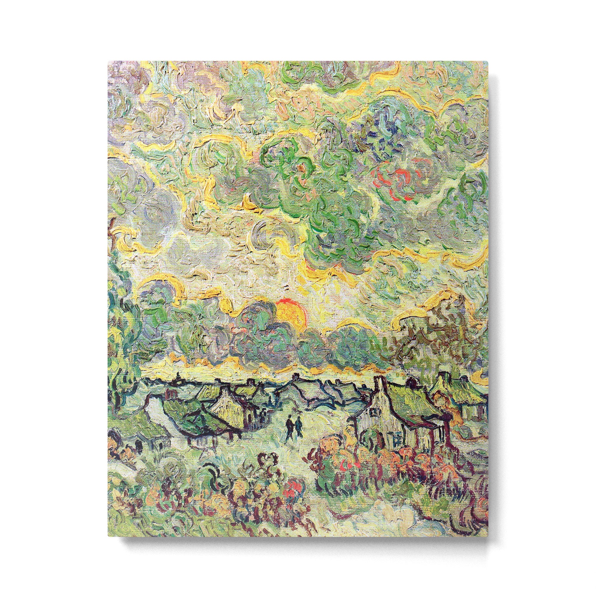 Vincent van Gogh Autumn Landscape Metal Print Gallery Image 6