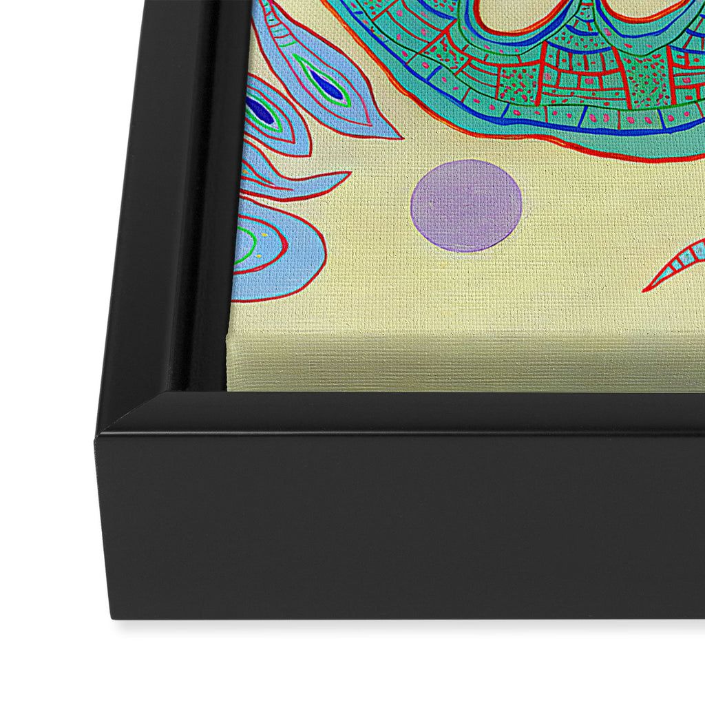 Wassily Kandinsky - Capricious Forms Framed Canvas Print Gallery Image 3