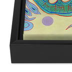 Wassily Kandinsky - Capricious Forms Framed Canvas Print Gallery Image 3