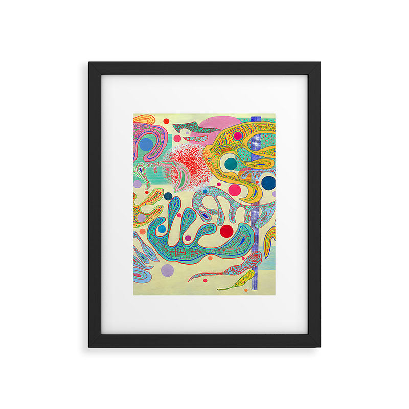 Wassily Kandinsky - Capricious Forms Framed Art Print Gallery Image 6