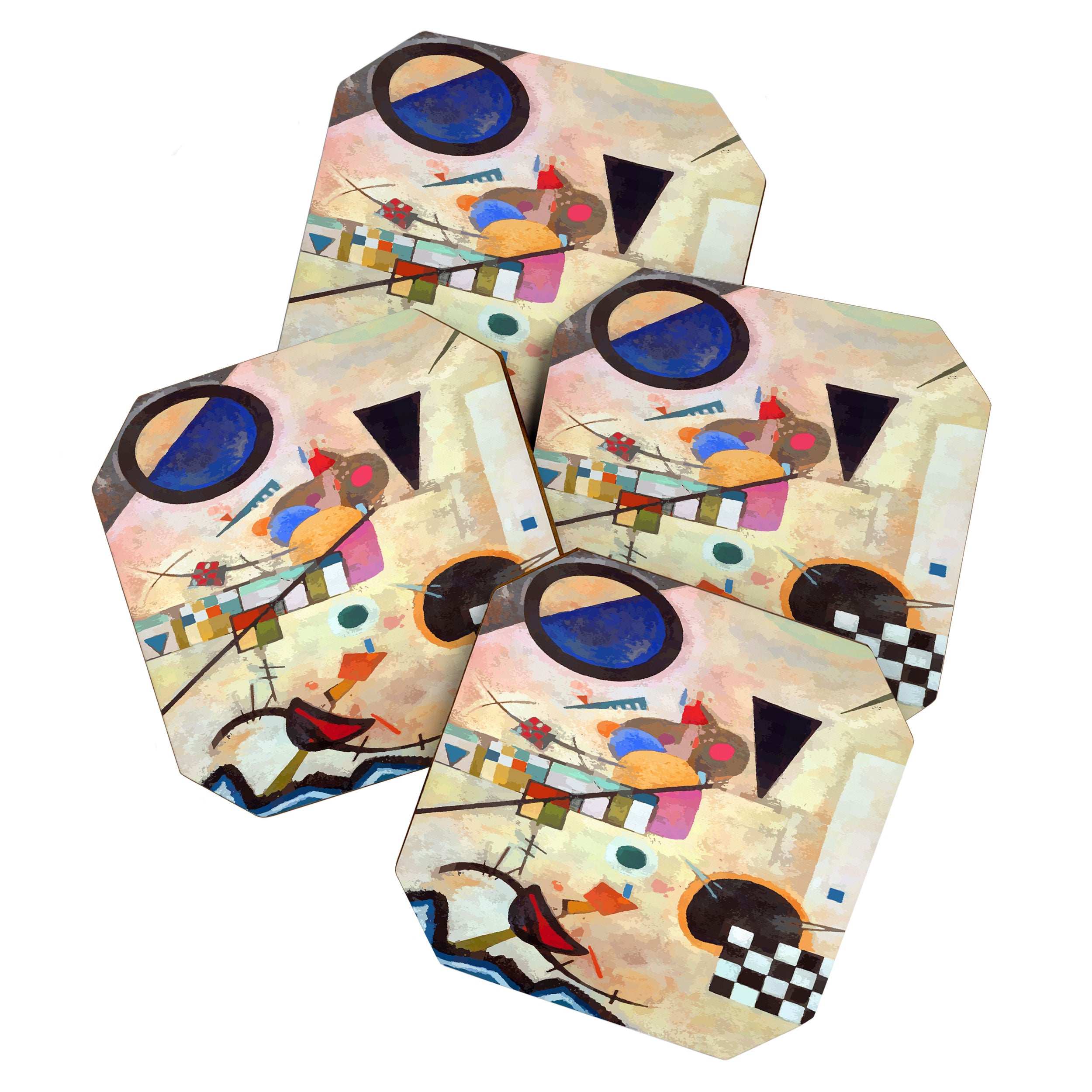 Wassily Kandinsky Opposing Accords Coaster Gallery Image 1