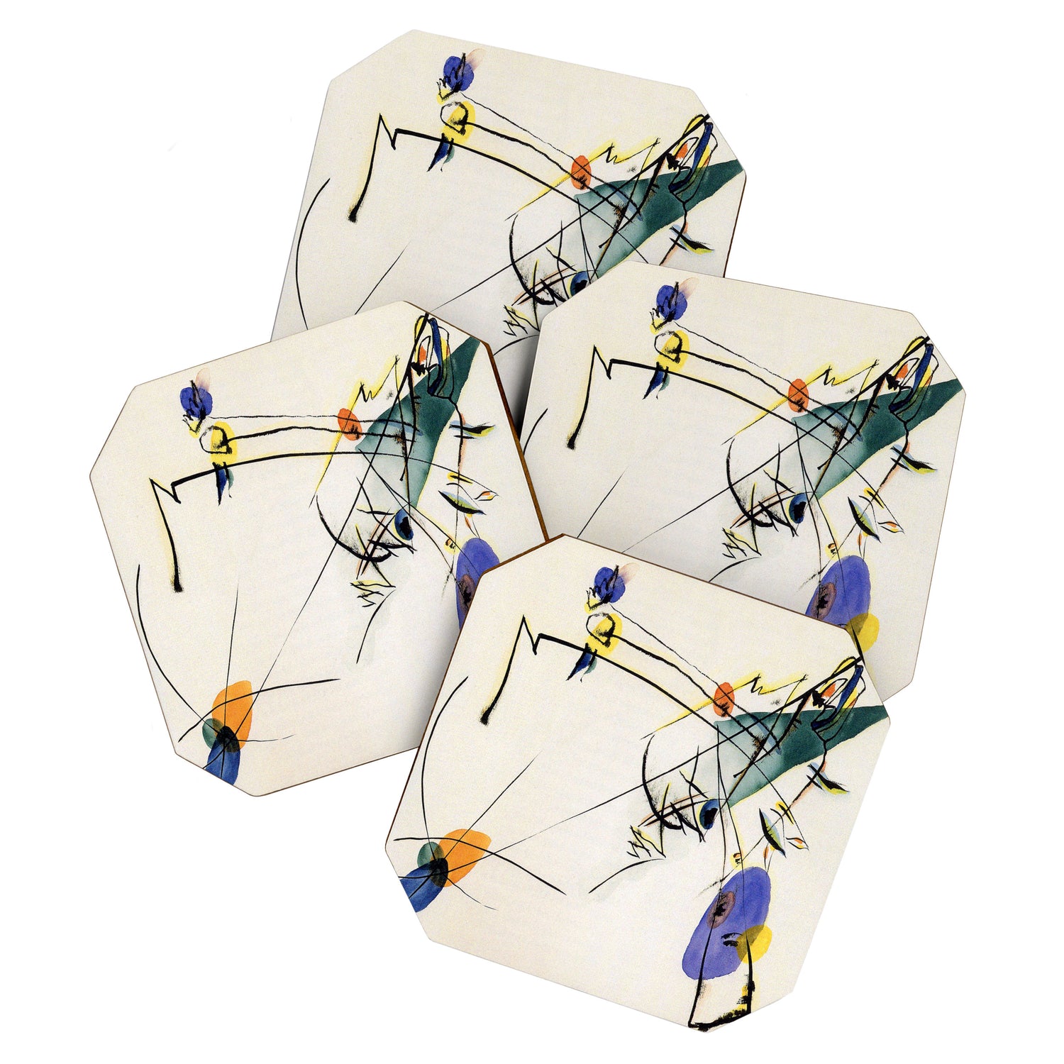 Wassily Kandinsky Simple Coaster Gallery Image 1