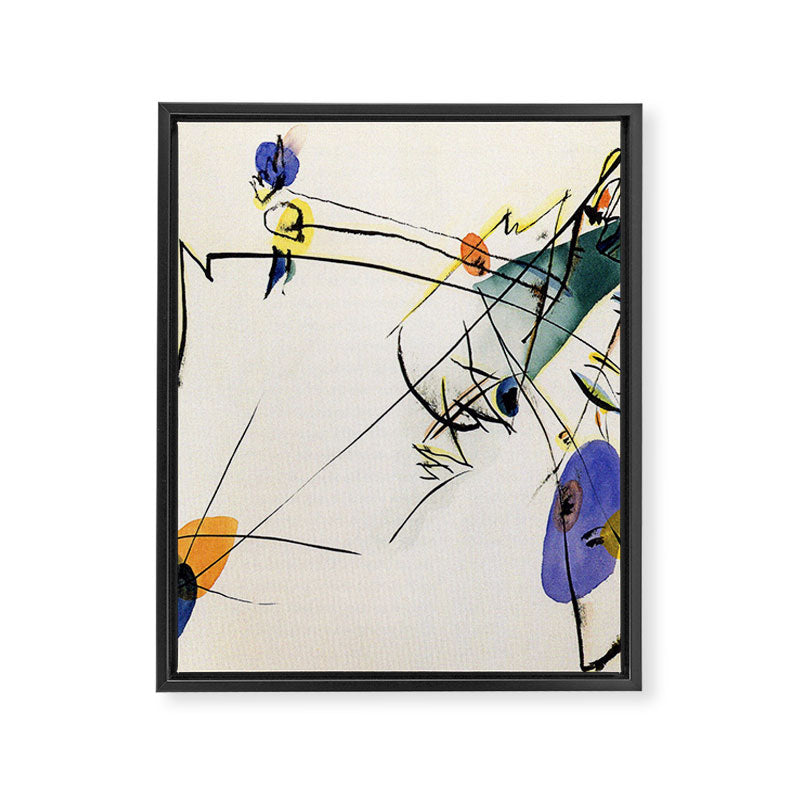 Wassily Kandinsky Simple Framed Canvas Print Gallery Image 8