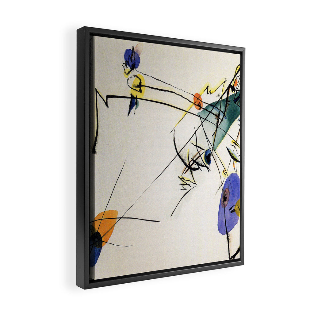 Wassily Kandinsky Simple Framed Canvas Print Gallery Image 2