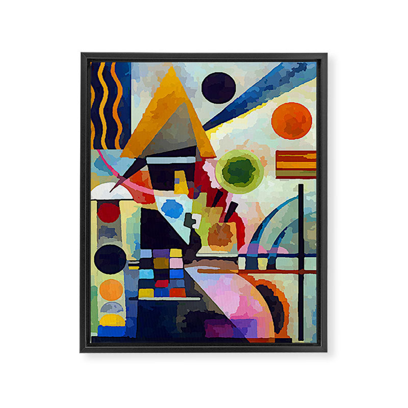 Wassily Kandinsky Swinging Framed Canvas Print Gallery Image 6
