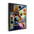 Wassily Kandinsky Swinging Framed Canvas Print Gallery Image 2