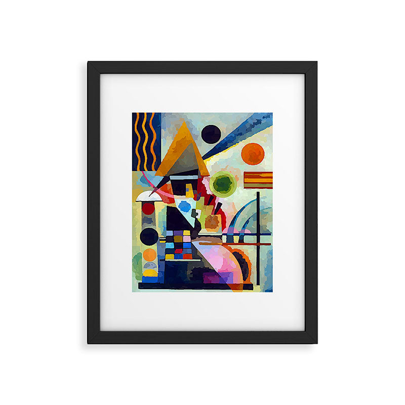 Wassily Kandinsky Swinging Framed Art Print Gallery Image 5