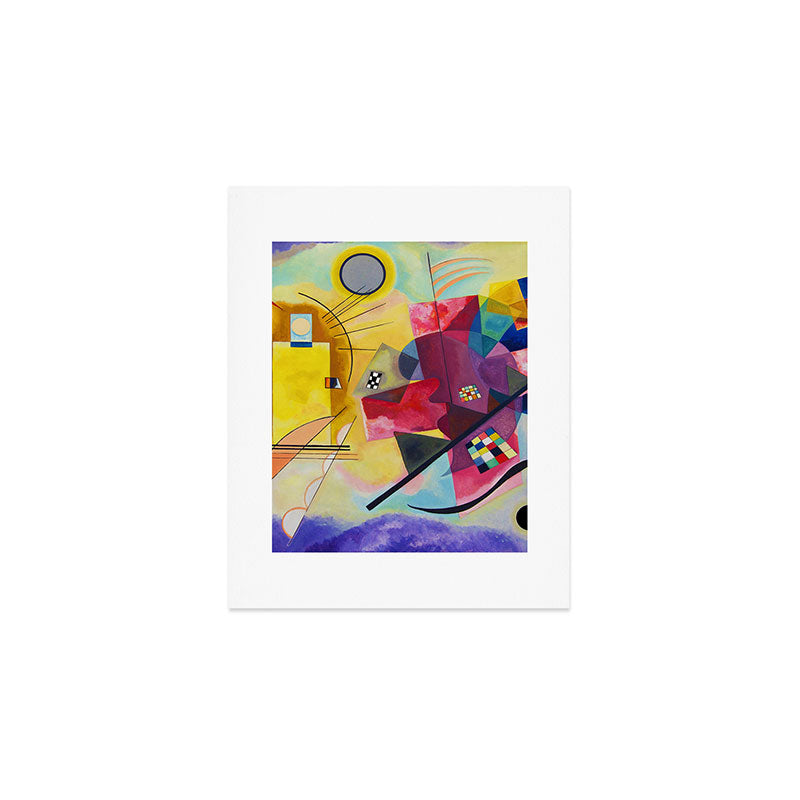 Wassily Kandinsky Yellow Red Blue Art Print Gallery Image 1