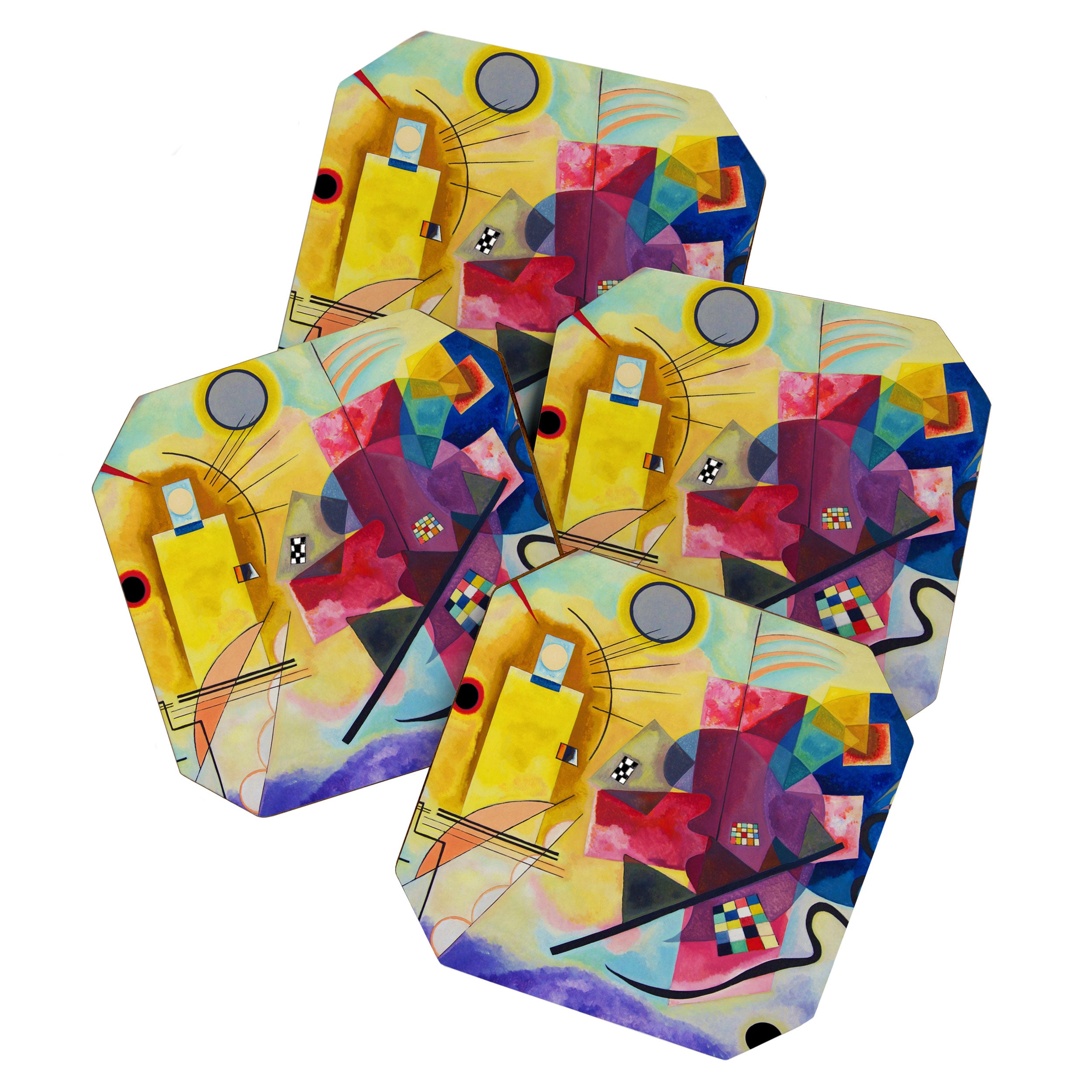 Wassily Kandinsky Yellow Red Blue Coaster Gallery Image 1