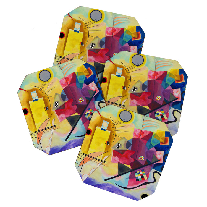 Wassily Kandinsky Yellow Red Blue Coaster Gallery Image 1
