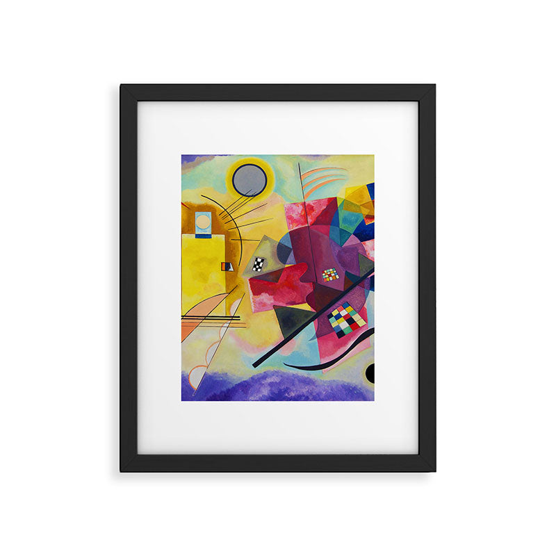 Wassily Kandinsky Yellow Red Blue Framed Art Print Gallery Image 5