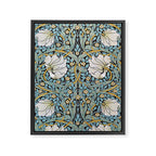 William Morris Pimpernel Wallpaper Design Framed Canvas Print Gallery Image 6