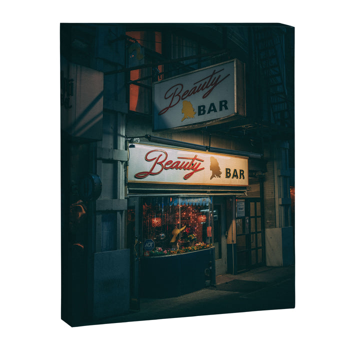 Beauty Bar, East Village Canvas Print Gallery Image 1