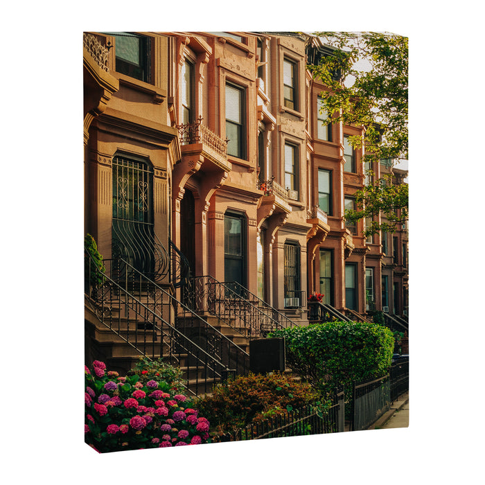 Bed-Stuy Brownstones 01 Canvas Print Gallery Image 1