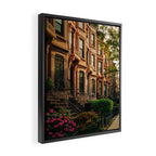 Bed-Stuy Brownstones 01 Framed Canvas Print Gallery Image 2