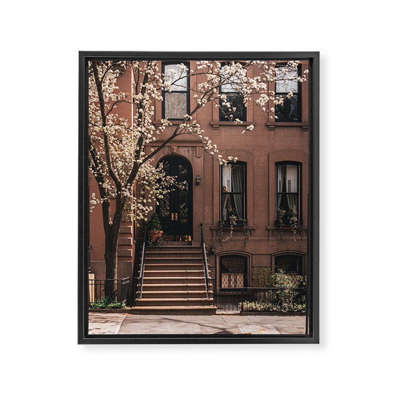 Brooklyn Heights Brownstones 03 Framed Canvas Print Gallery Image 6