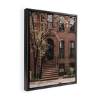 Brooklyn Heights Brownstones 03 Framed Canvas Print Gallery Image 2