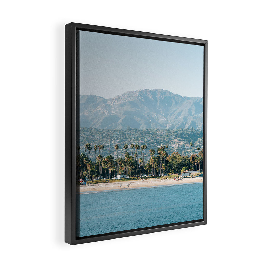 Coastal Santa Barbara 01 Framed Canvas Print Gallery Image 2