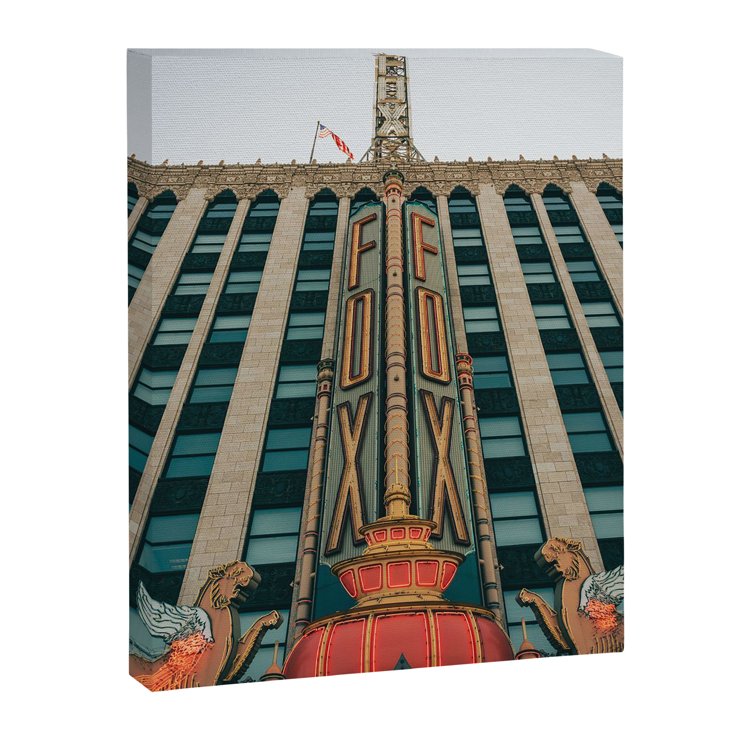 Fox Theater, Detroit 02 Canvas Print Gallery Image 6
