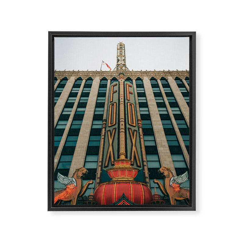 Fox Theater, Detroit 02 Framed Canvas Print Gallery Image 6