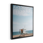 Lifeguard Stand, Malibu 01 Framed Canvas Print Gallery Image 2