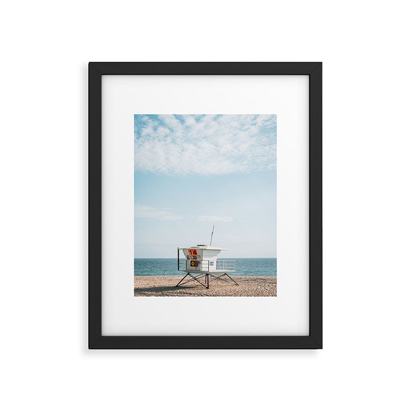 Lifeguard Stand, Malibu 01 Framed Art Print Gallery Image 5
